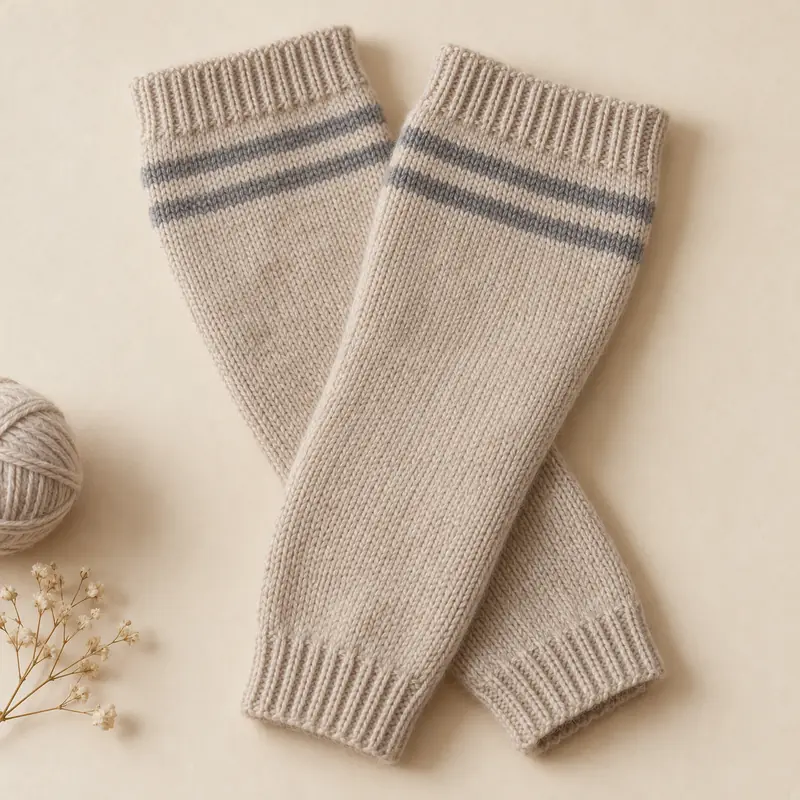 Drawing of the finished Leg warmers