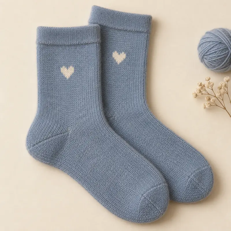 Drawing of the finished Socks